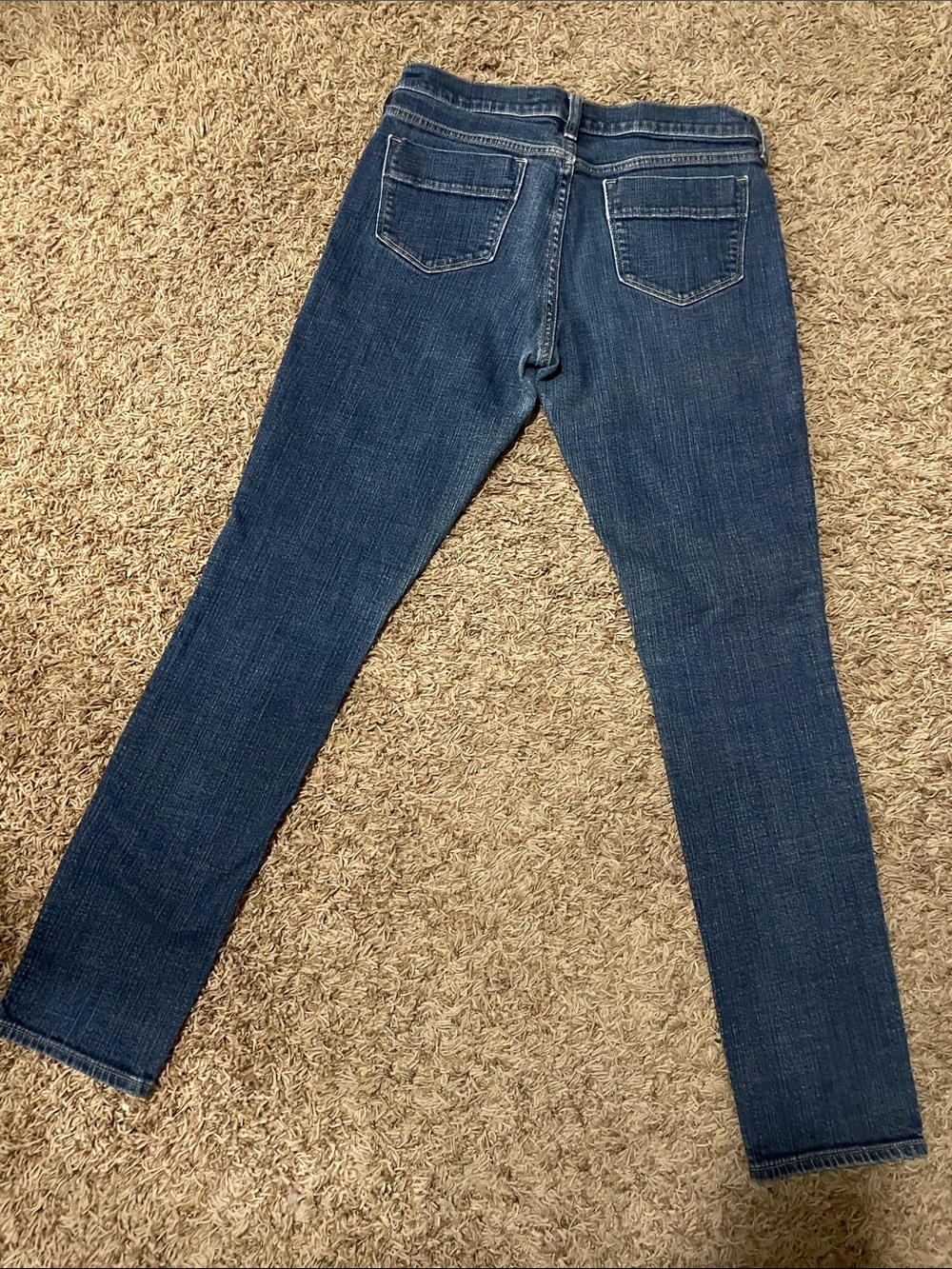 Old Navy - THE SWEET HEART- Women's Dark Blue Skinny Jeans Size 8 LONG - Picture 5 of 5